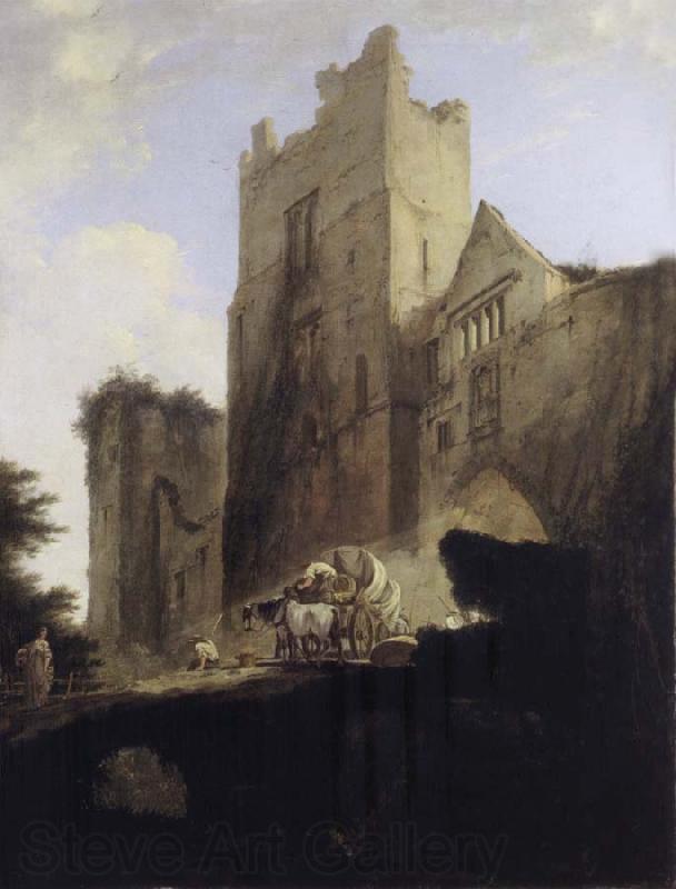 William Hodges View of Part of Ludlow Castle in Shropshire